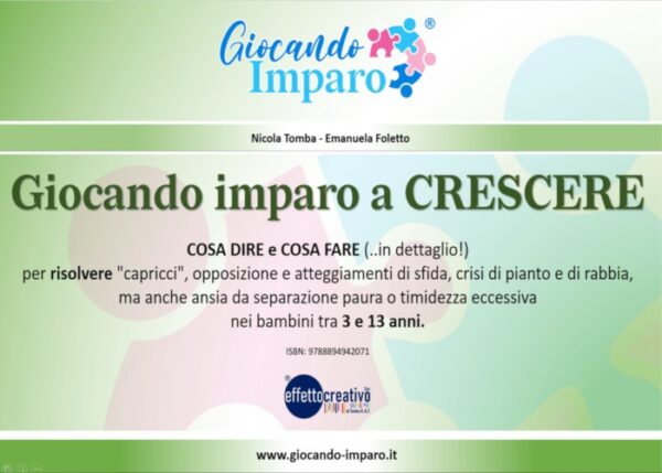 Giocando imparo a CRESCERE – Giocando Imparo