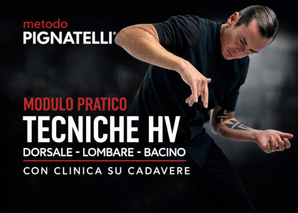 Modulo Pratico di Tecniche HV su Rachide Dorsale, Lombare e Bacino – Davide Pignatelli